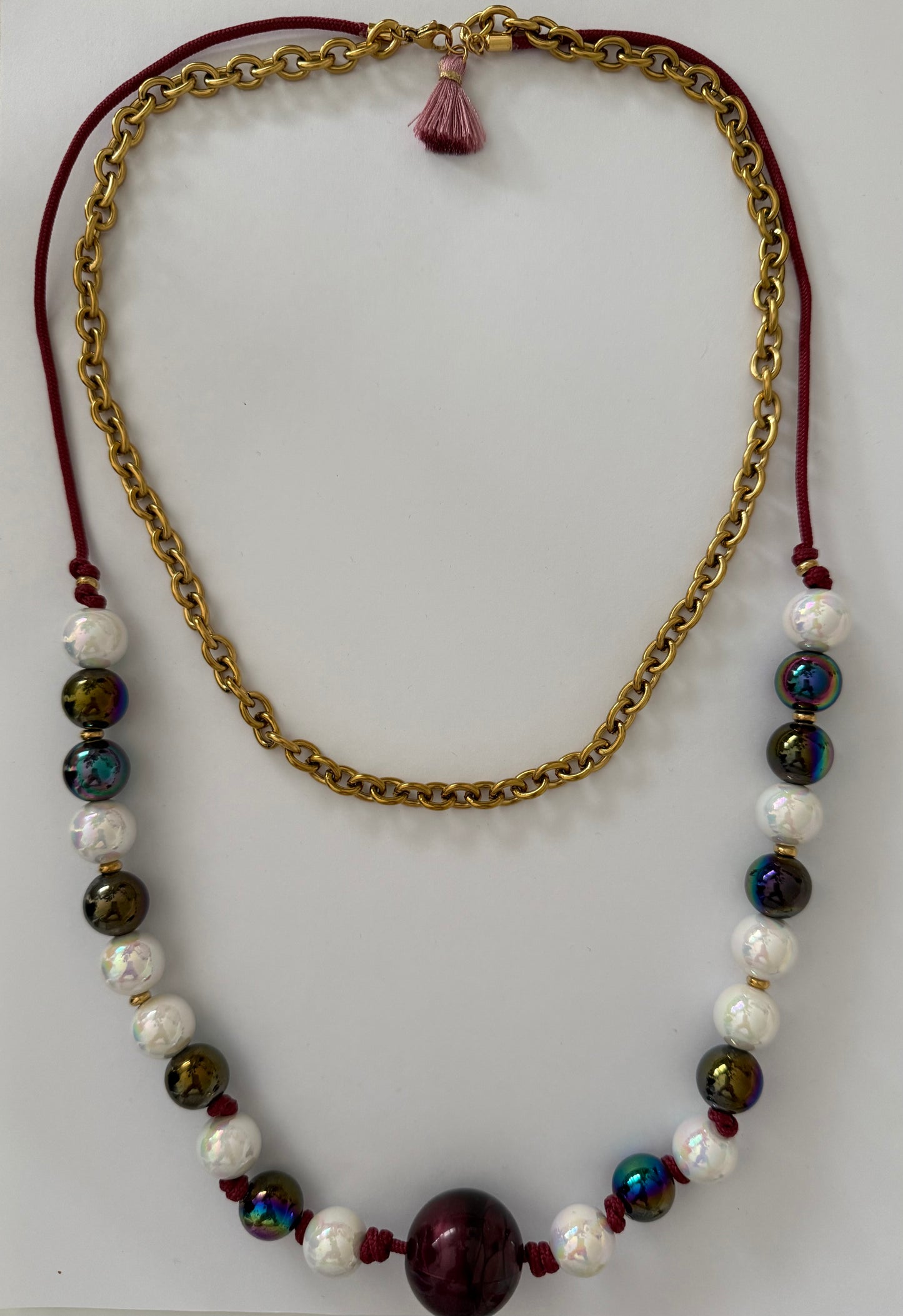 Collar AURORA CARMESÍ